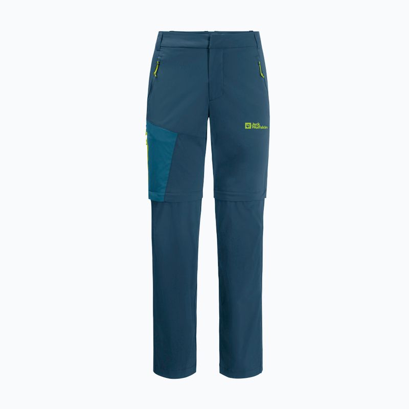Pánske softshellové nohavice Jack Wolfskin Glastal Zip Away navy blue 1508301 6