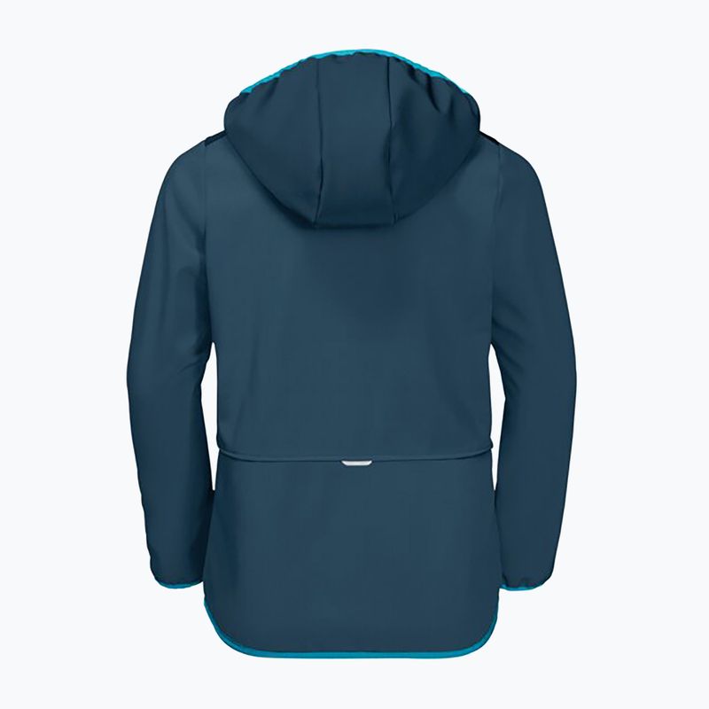 Jack Wolfskin Fourwinds Jacket Detská softshellová bunda navy blue 1608011 5