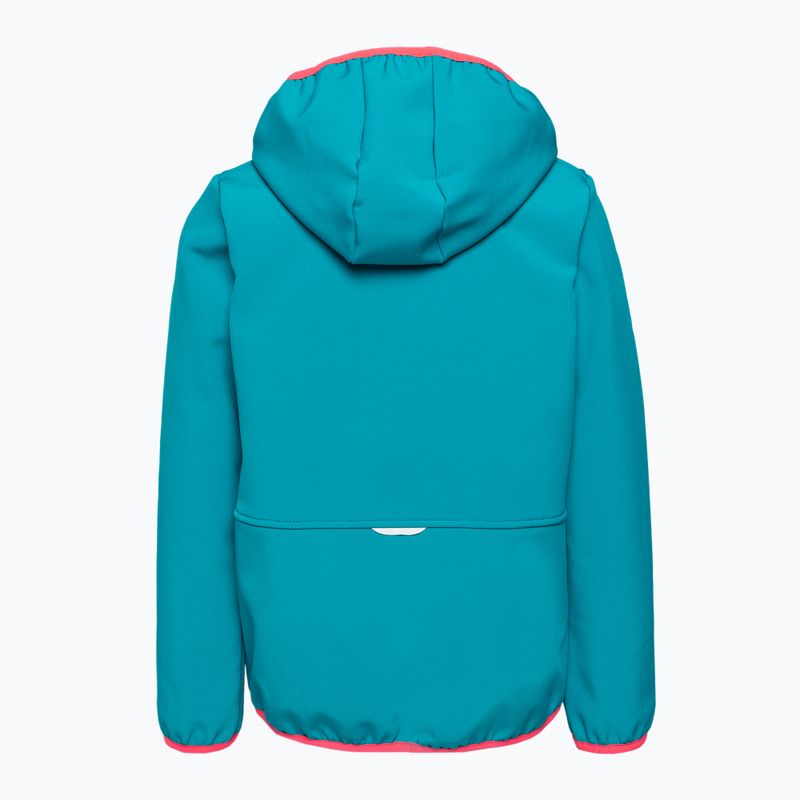 Jack Wolfskin Fourwinds Jacket Detská softshellová bunda modrá 1608011 2