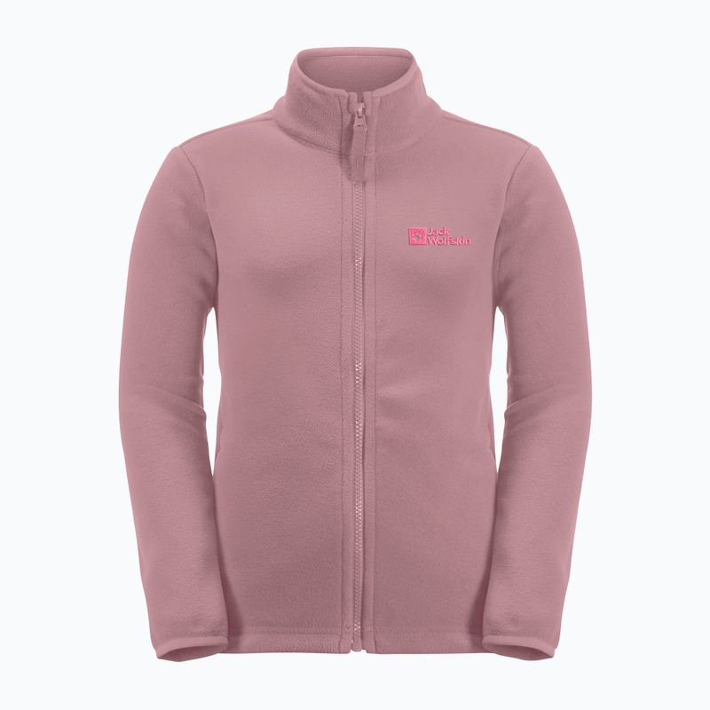 Jack Wolfskin Taunus detská trekingová mikina ružová 1609481