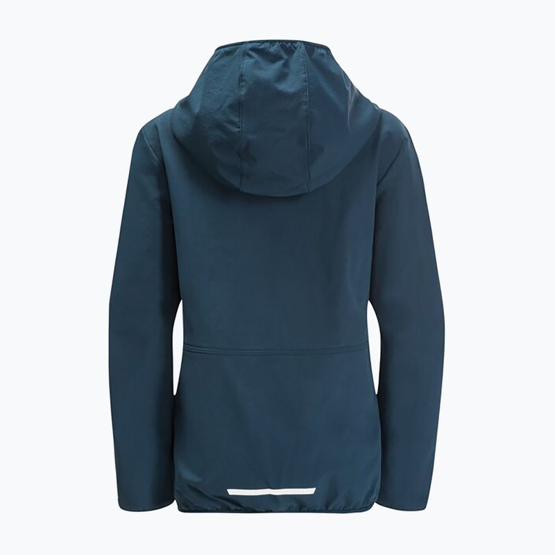 Detská softshellová bunda Jack Wolfskin Solyd navy blue 1609821 6