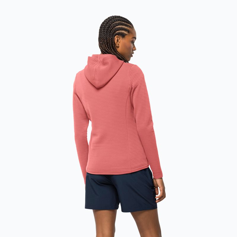 Dámska trekingová bunda Jack Wolfskin Modesto Hooded pink 1706254 2