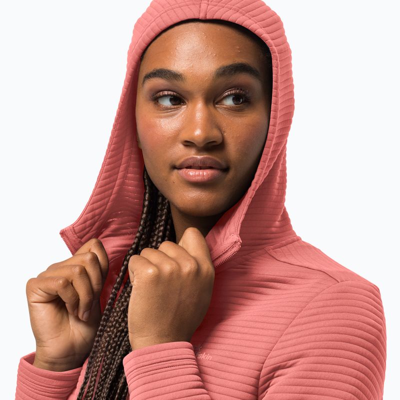 Dámska trekingová bunda Jack Wolfskin Modesto Hooded pink 1706254 3