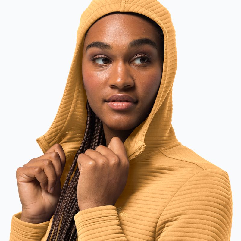 Dámska trekingová bunda Jack Wolfskin Modesto Hooded yellow 1706254 3
