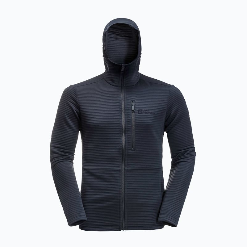 Jack Wolfskin pánska trekingová mikina s kapucňou Modesto navy blue 1706493 6