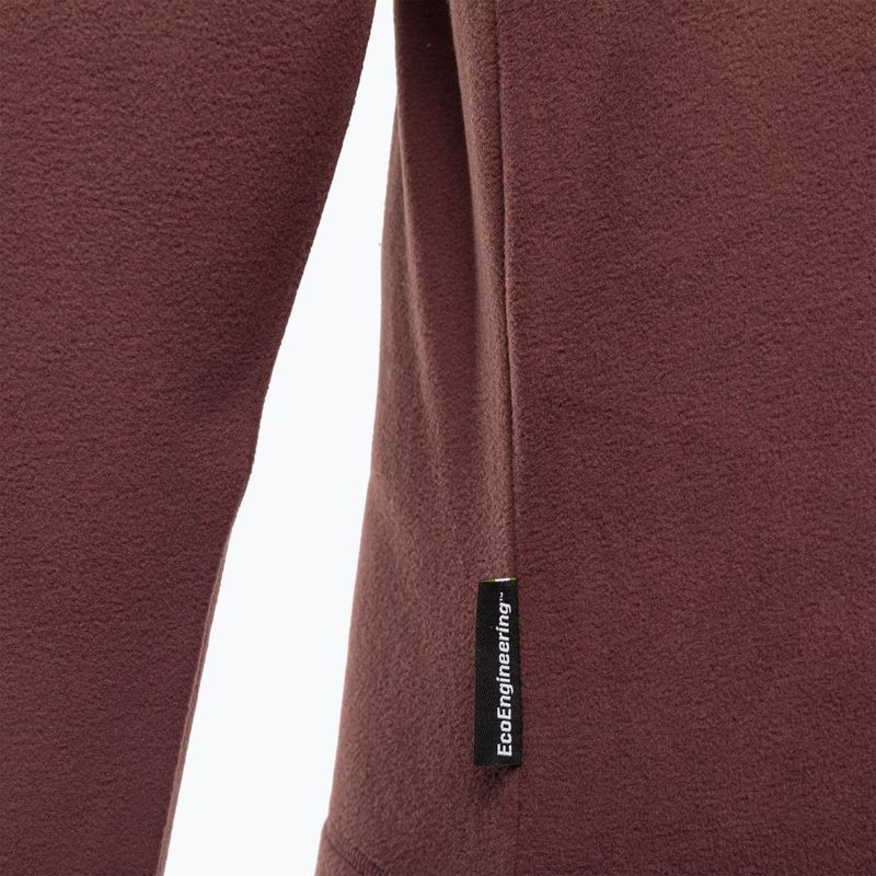 Jack Wolfskin pánska trekingová mikina Taunus HZ bordová 1709522 7