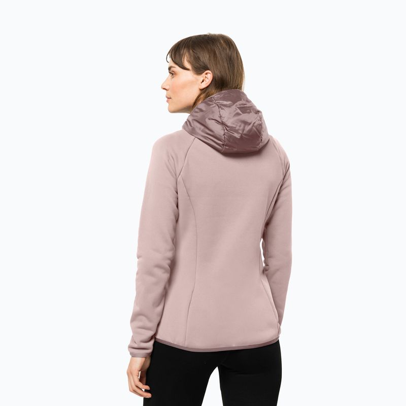 Jack Wolfskin dámska bunda Routeburn Pro Hybrid pink 1710861 2