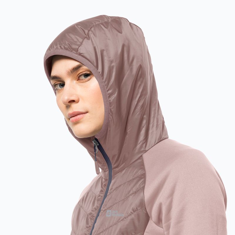 Jack Wolfskin dámska bunda Routeburn Pro Hybrid pink 1710861 4