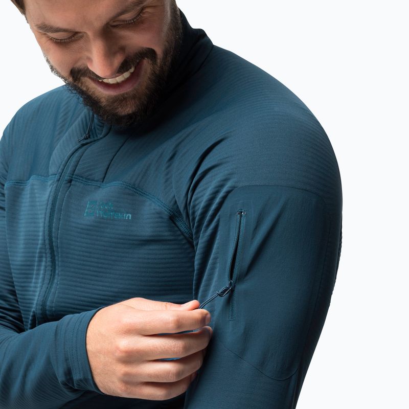 Jack Wolfskin pánska trekingová bunda Prelight FZ navy blue 1711001 3