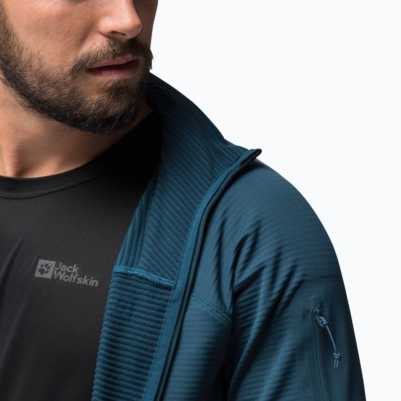 Jack Wolfskin pánska trekingová bunda Prelight FZ navy blue 1711001 4