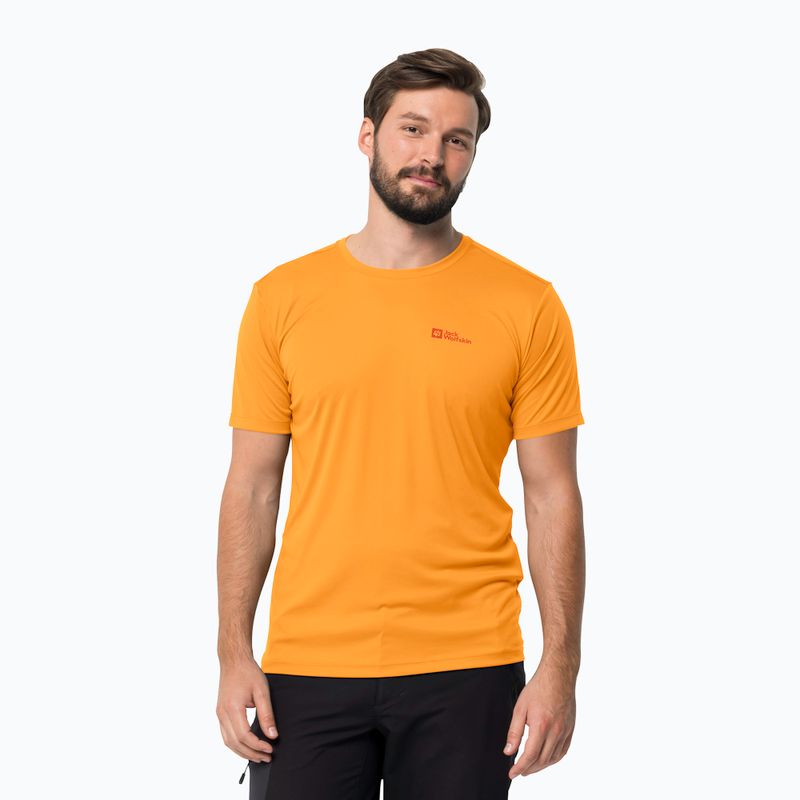 Jack Wolfskin pánske trekingové tričko Tech orange 1807072