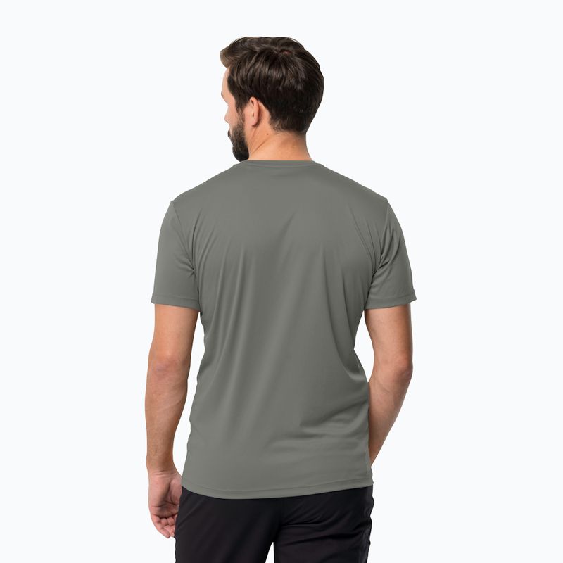 Jack Wolfskin pánske trekingové tričko Tech green 1807072 2