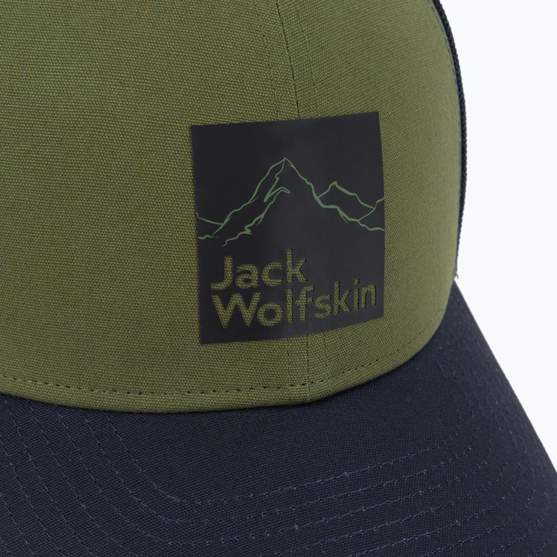 Kšiltovka Jack Wolfskin Brand zelená 1911241 5