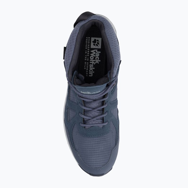 Jack Wolfskin dámske trekové topánky Woodland 2 Texapore Mid navy blue 4051331 6