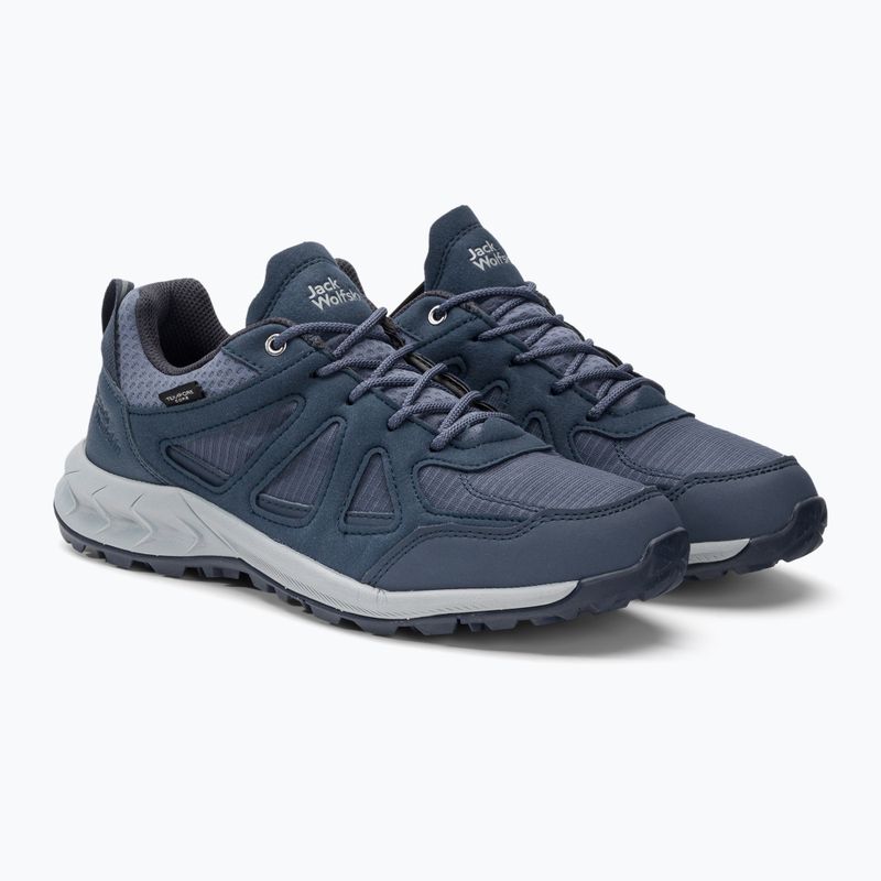 Jack Wolfskin dámske trekové topánky Woodland 2 Texapore Low navy blue 4051341 4