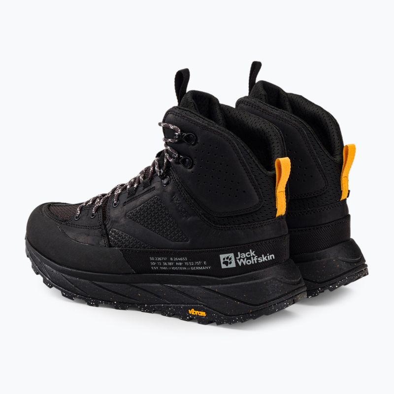 Jack Wolfskin pánske trekové topánky Terraquest Texapore Mid black 4056381_6000_110 3