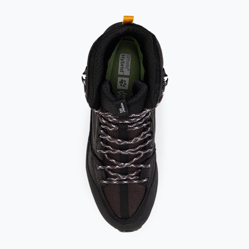 Jack Wolfskin pánske trekové topánky Terraquest Texapore Mid black 4056381_6000_110 6