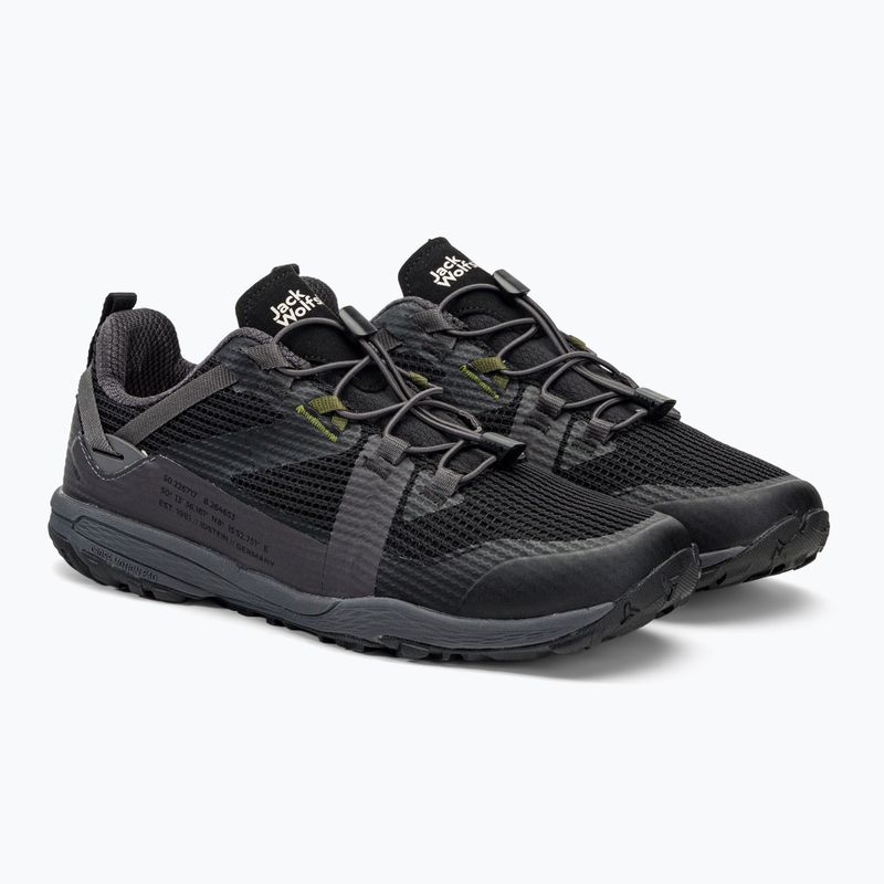 Jack Wolfskin pánske turistické topánky Spirit Low black 4056611_6000_110 4