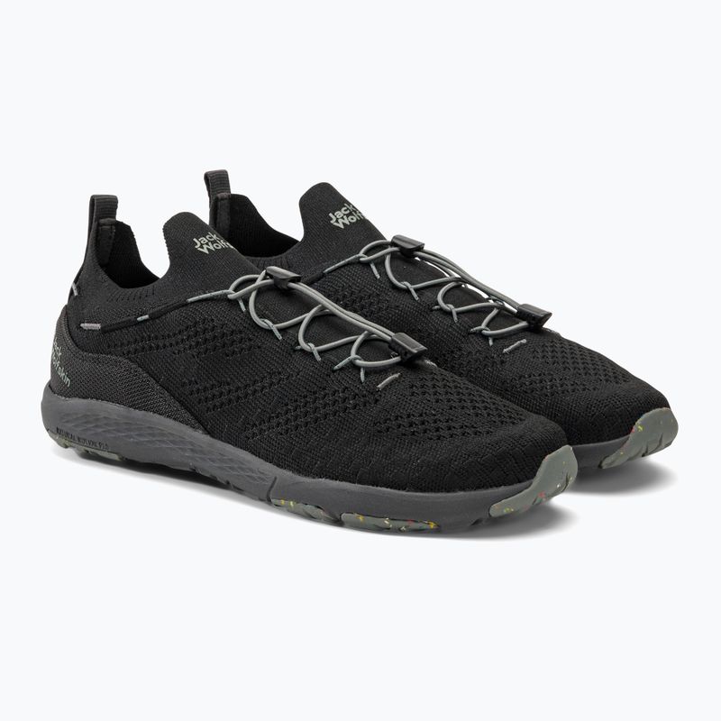Jack Wolfskin pánske turistické topánky Spirit Knit Low black 4056621_6350_065 4