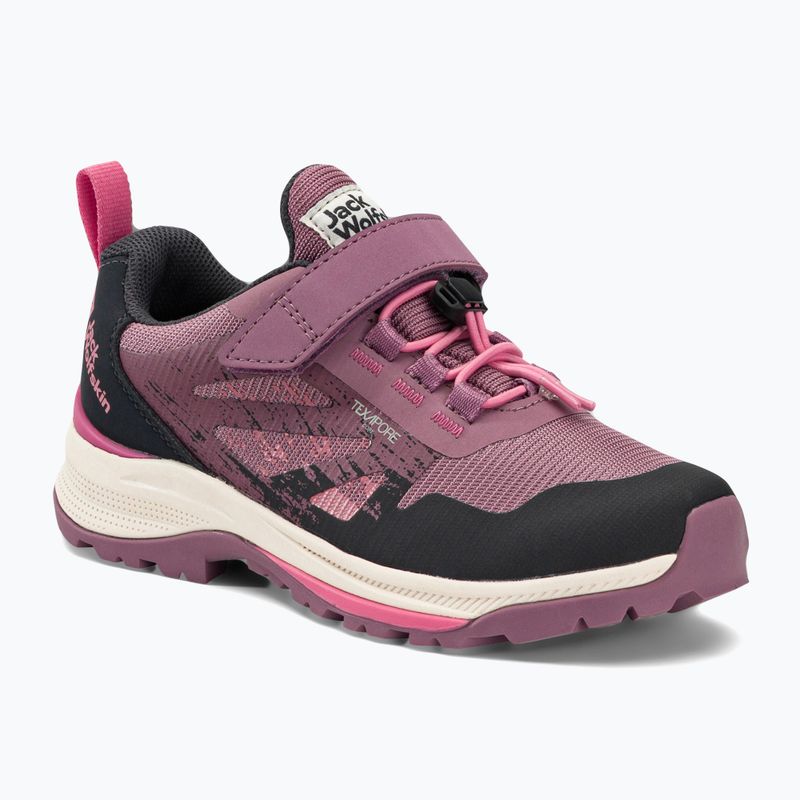 Jack Wolfskin Vili Hiker Texapore Low detská turistická obuv ružová 4056831_2197_370
