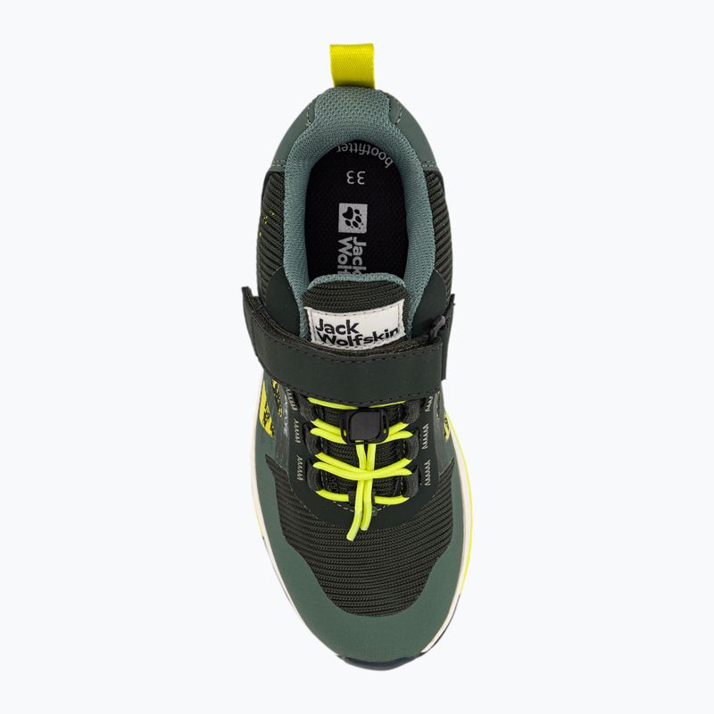 Jack Wolfskin Vili Hiker Texapore Low detské turistické topánky zelené 4056831_4136_350 6