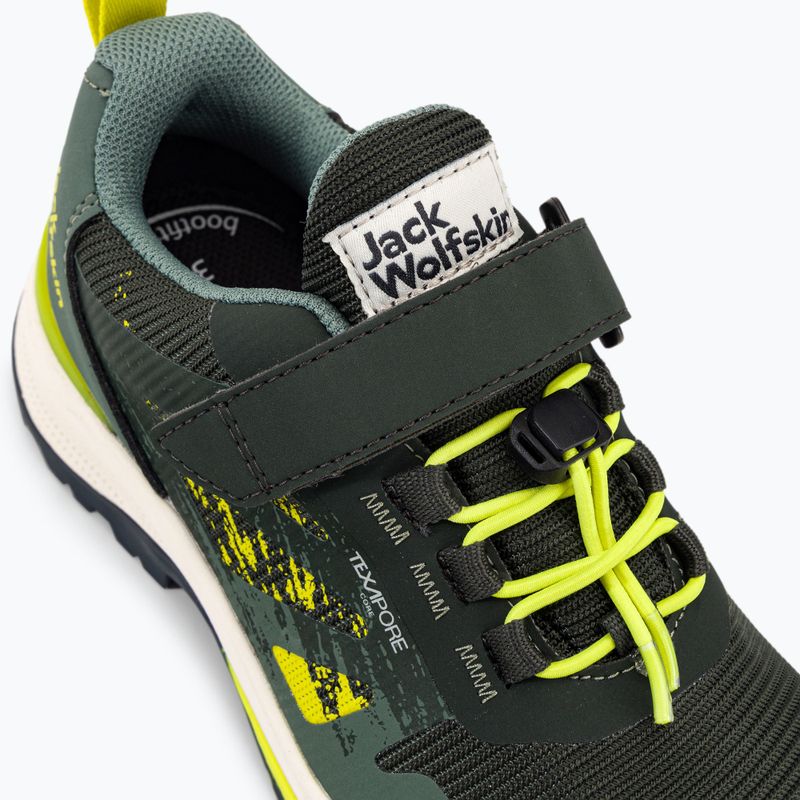 Jack Wolfskin Vili Hiker Texapore Low detské turistické topánky zelené 4056831_4136_350 10