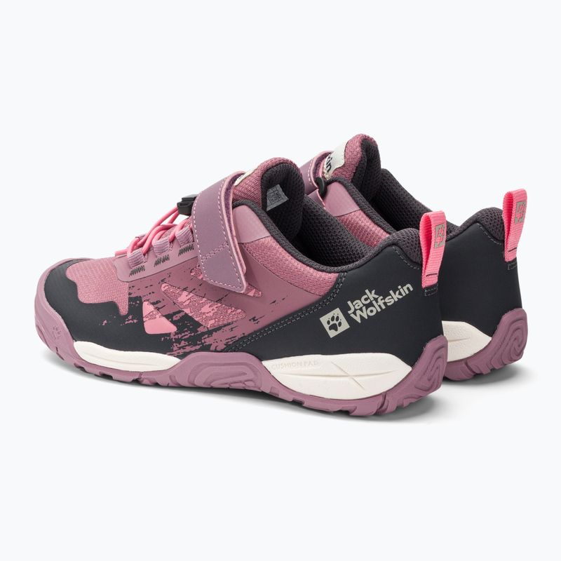 Detské trekové topánky Jack Wolfskin Vili Action Low pink 4056851 3