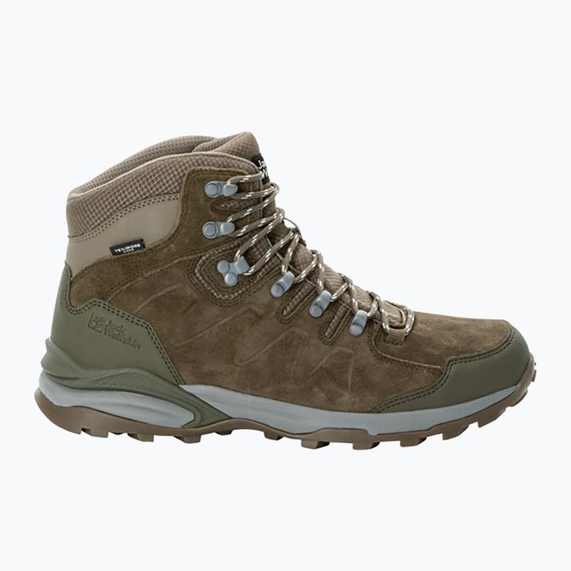 Pánska trekingová obuv Jack Wolfskin Refugio Texapore Mid cold coffee 9