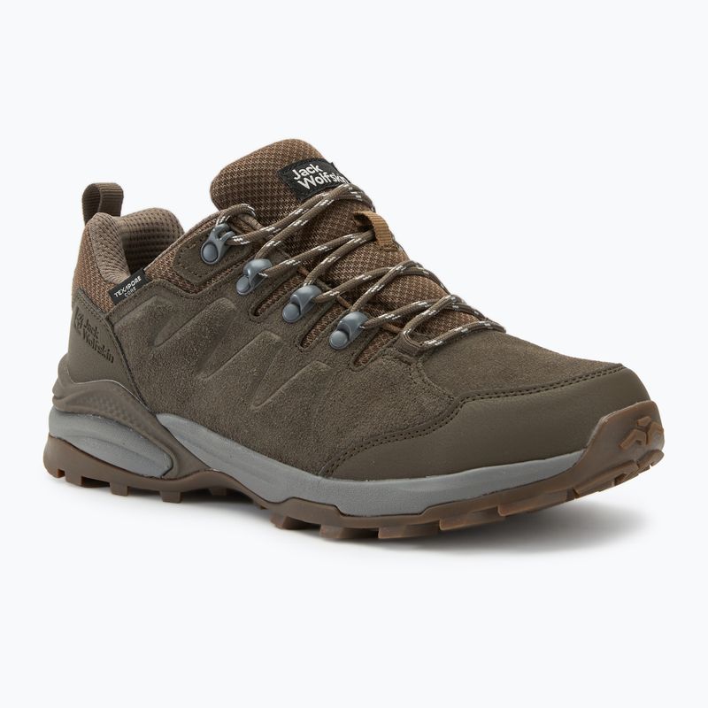 Pánska trekingová obuv Jack Wolfskin Refugio Texapore Low cold coffee