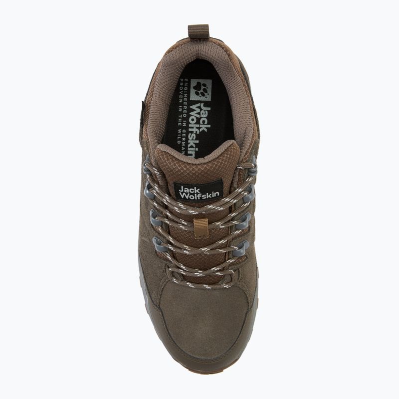 Pánska trekingová obuv Jack Wolfskin Refugio Texapore Low cold coffee 5