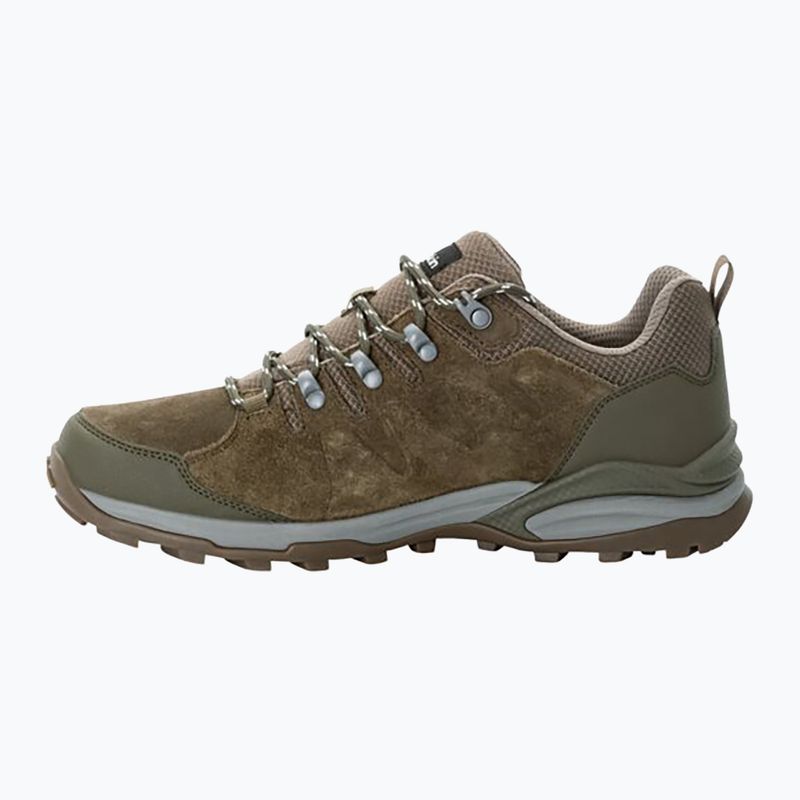 Pánska trekingová obuv Jack Wolfskin Refugio Texapore Low cold coffee 10