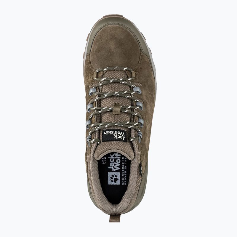 Pánska trekingová obuv Jack Wolfskin Refugio Texapore Low cold coffee 12