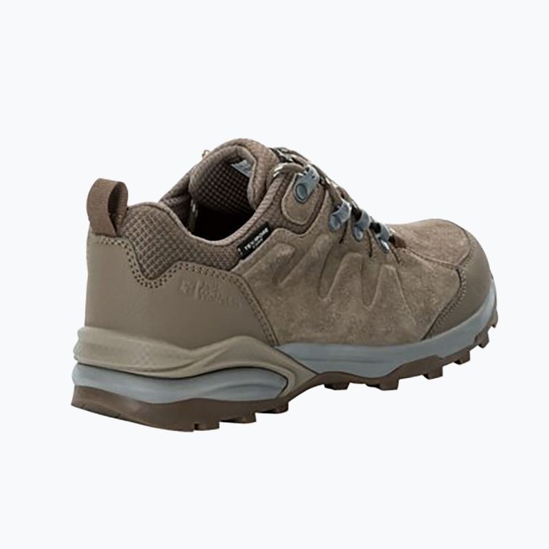 Dámske trekové topánky Jack Wolfskin Refugio Texapore Low chestnut 8