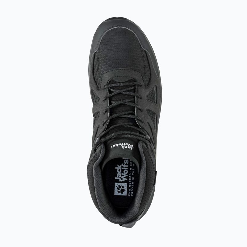 Pánske trekové  topánky Jack Wolfskin Woodland 2 Texapore Mid black 12