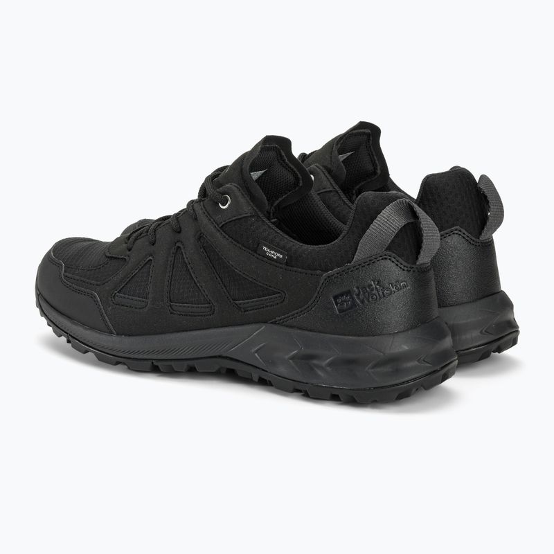 Pánske trekové topánky Jack Wolfskin Woodland 2 Texapore Low black 3