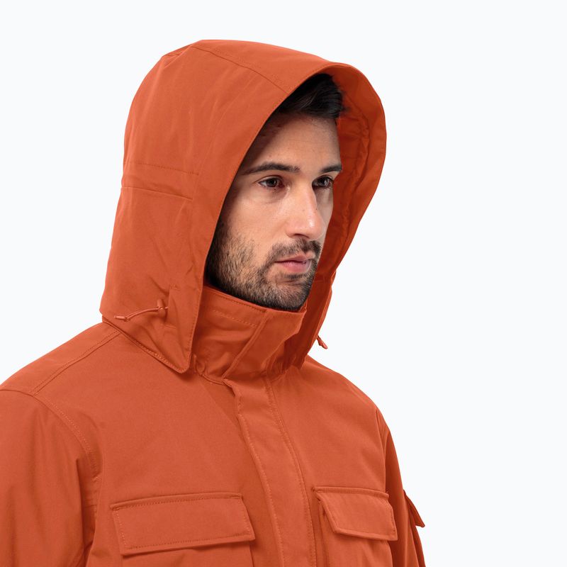 Pánska zimná bunda Jack Wolfskin Glacier Canyon Parka carmine 3