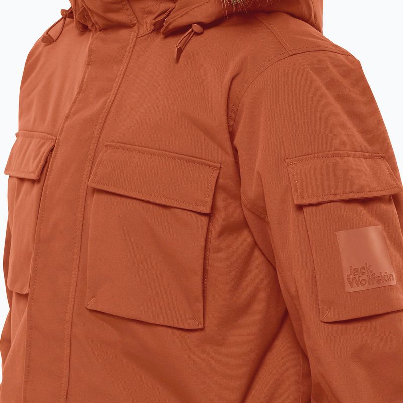 Pánska zimná bunda Jack Wolfskin Glacier Canyon Parka carmine 5
