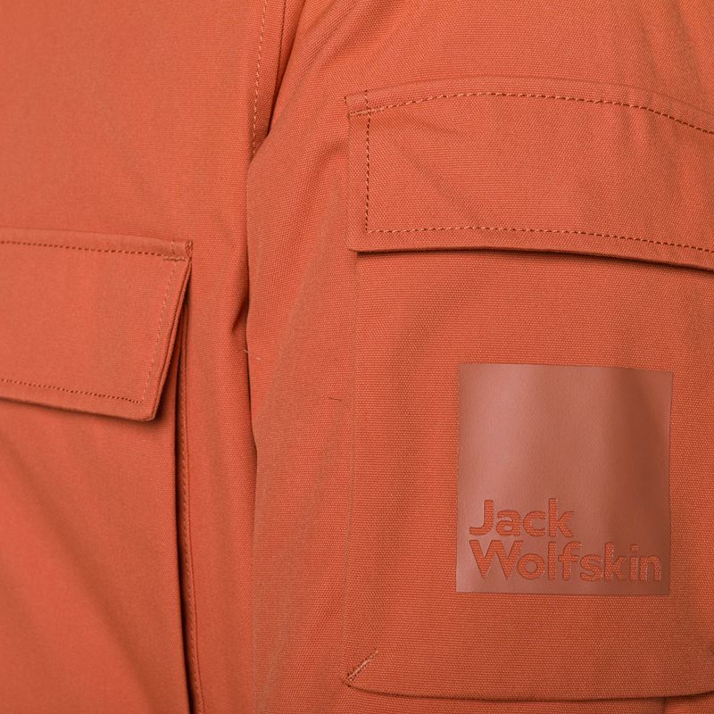 Pánska zimná bunda Jack Wolfskin Glacier Canyon Parka carmine 11