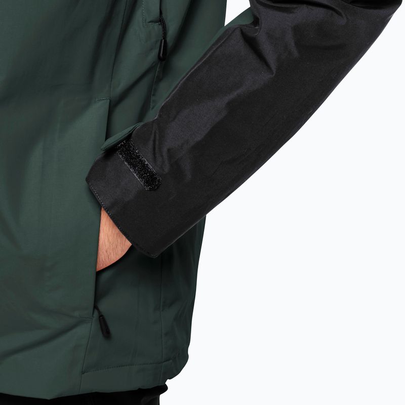 Jack Wolfskin pánska bunda do dažďa Jasper 3v1 black olive 7