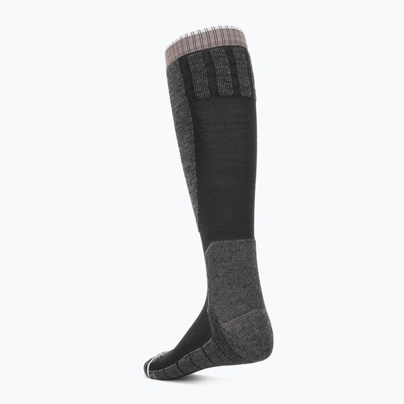 Jack Wolfskin Ski Merino H C trekingové ponožky čierne 2