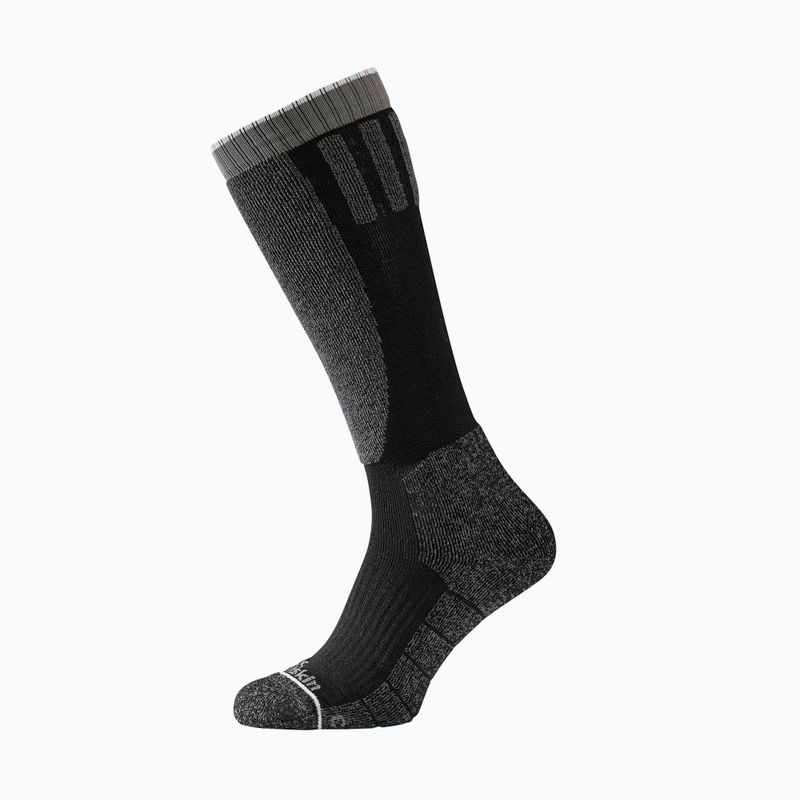 Jack Wolfskin Ski Merino H C trekingové ponožky čierne 4
