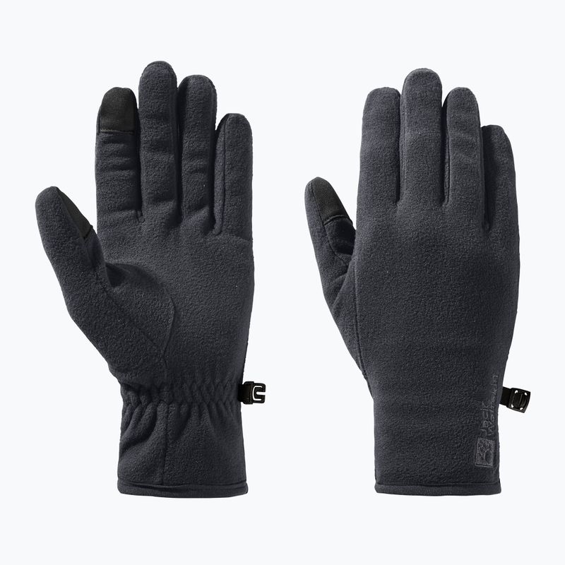 Trekkingové rukavice Jack Wolfskin Real Stuff black