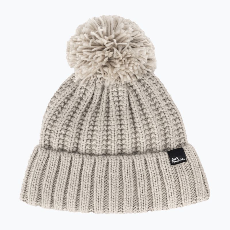 Dámska zimná čiapka Jack Wolfskin Highloft Knit Beanie dusty grey 5