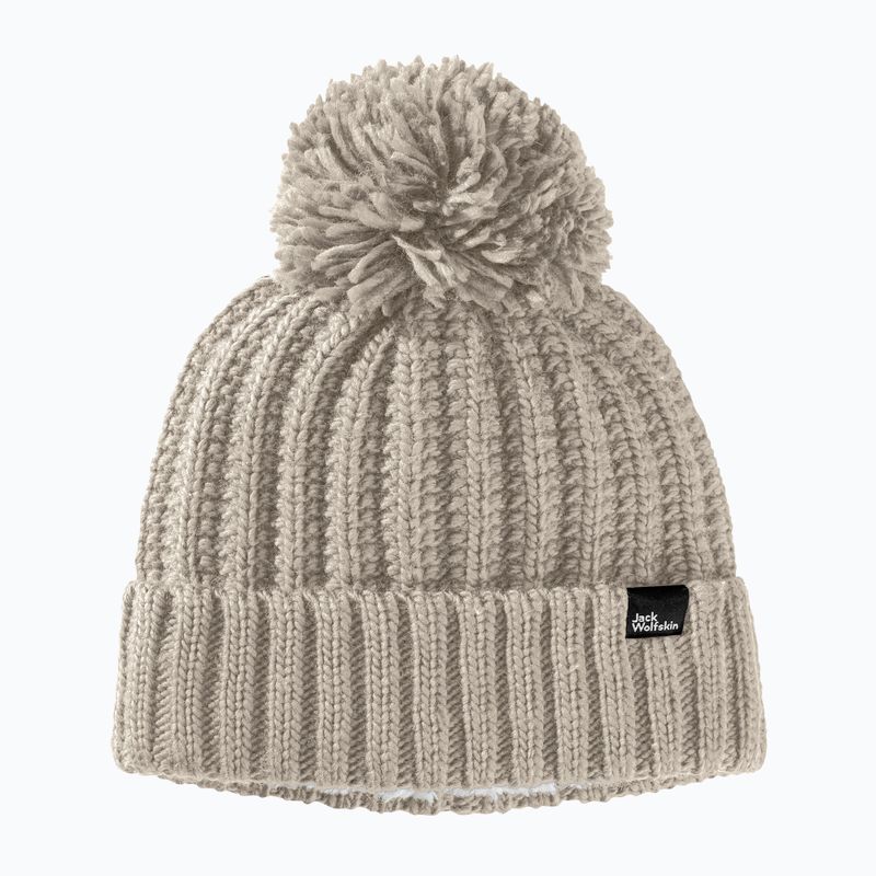 Dámska zimná čiapka Jack Wolfskin Highloft Knit Beanie dusty grey 6