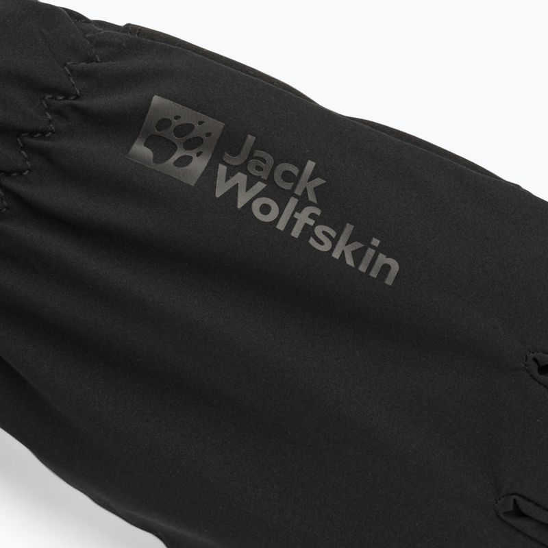 Trekingové rukavice Jack Wolfskin Highloft black 4