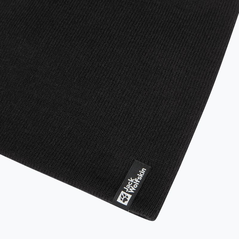 Zimná čiapka Jack Wolfskin Rib black 4