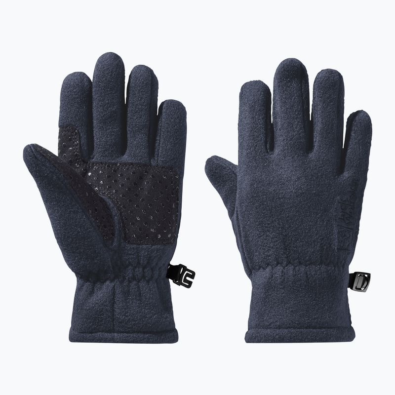Trekkingové rukavice detské Jack Wolfskin Fleece Glove night blue