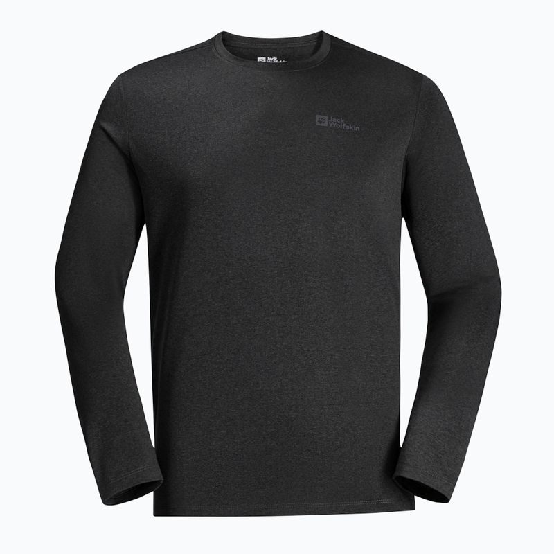 Pánske termo tričko longsleeve Jack Wolfskin Sky Thermal black 5
