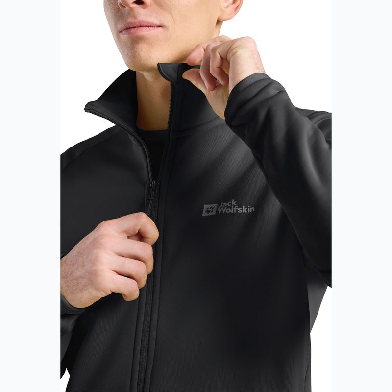 Dámska fleecová mikina Jack Wolfskin Baiselberg Fz black 4