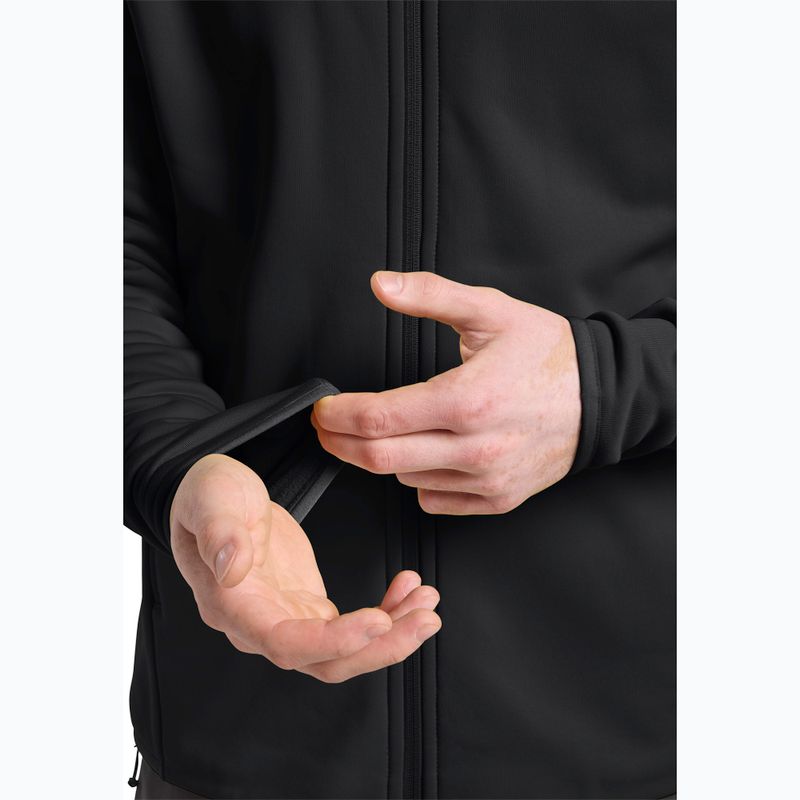 Dámska fleecová mikina Jack Wolfskin Baiselberg Fz black 6